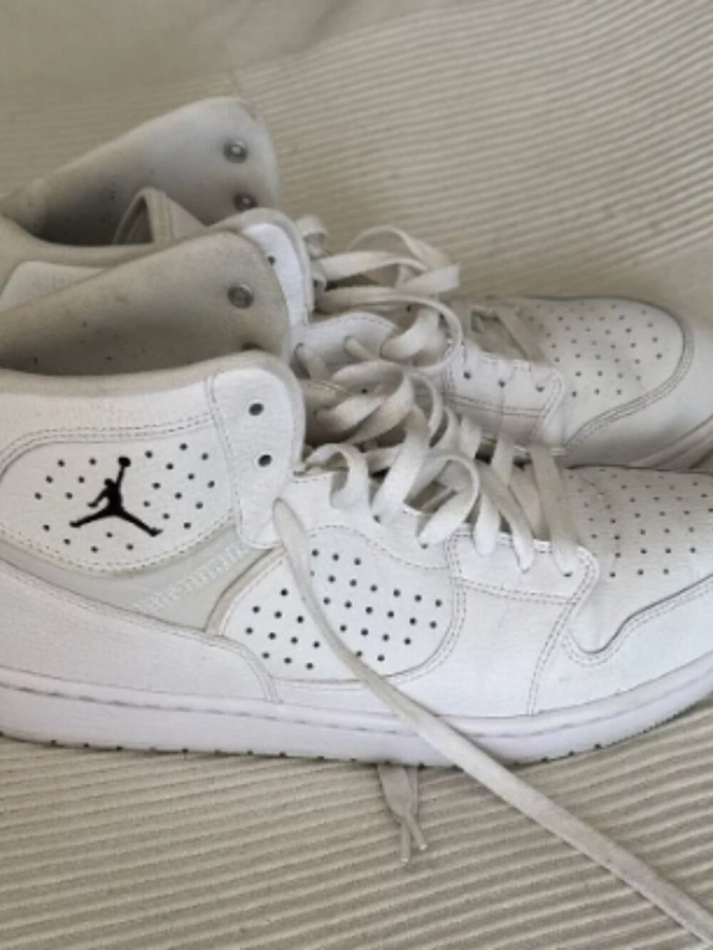 Jordan Access White High-Top Sneakers Size 11